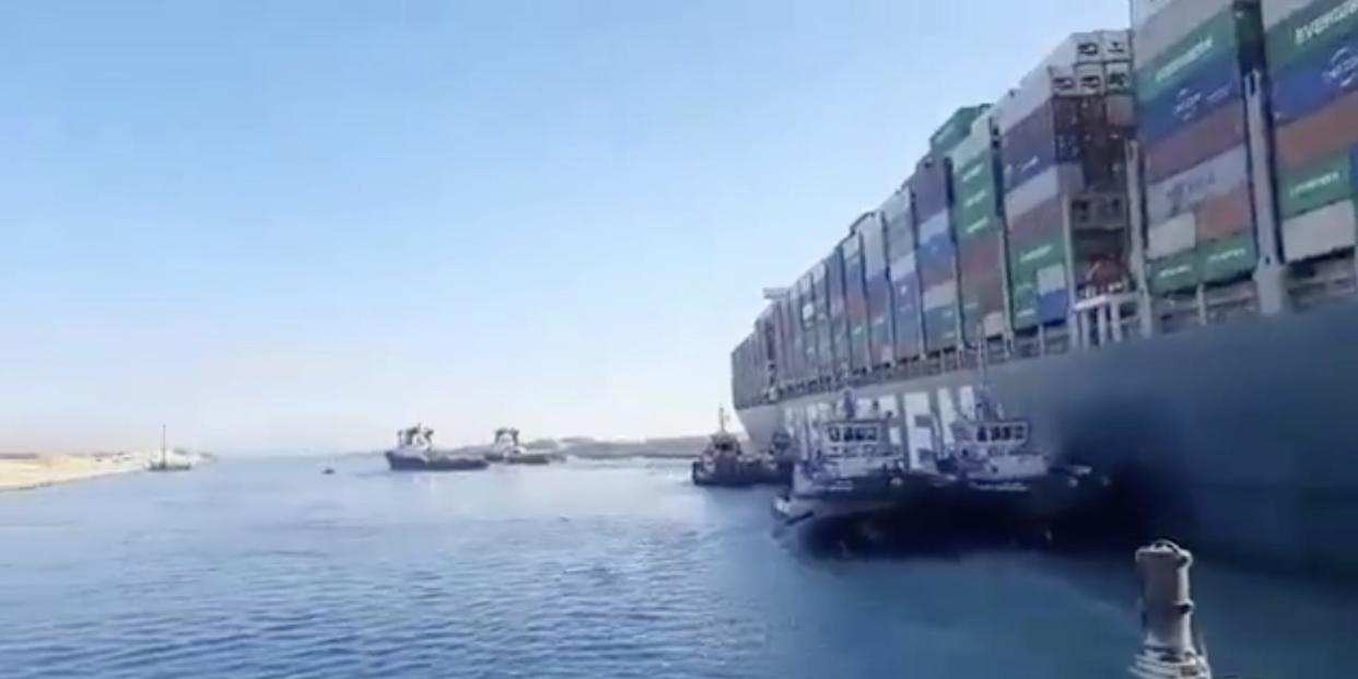 ever given suez canal refloated