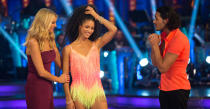 <p>Next up is Capital Radio host Vick Hope who upon her <em>Strictly </em>elimination accused the dance competition show of being ‘fixed’ and said she struggled to understand her <em>Strictly </em>pro partner Italian Graziano Di Prima. This apparently didn’t go down well with the Beeb, and <a rel="nofollow" href="https://uk.news.yahoo.com/vick-hope-banned-future-bbc-shows-strictly-fix-claims-100115104.html?bcmt=1" data-ylk="slk:she was reportedly banned from returning from the show or ever appearing on the BBC again;outcm:mb_qualified_link;_E:mb_qualified_link;ct:story;" class="link  yahoo-link">she was reportedly banned from returning from the show or ever appearing on the BBC again</a>. </p>