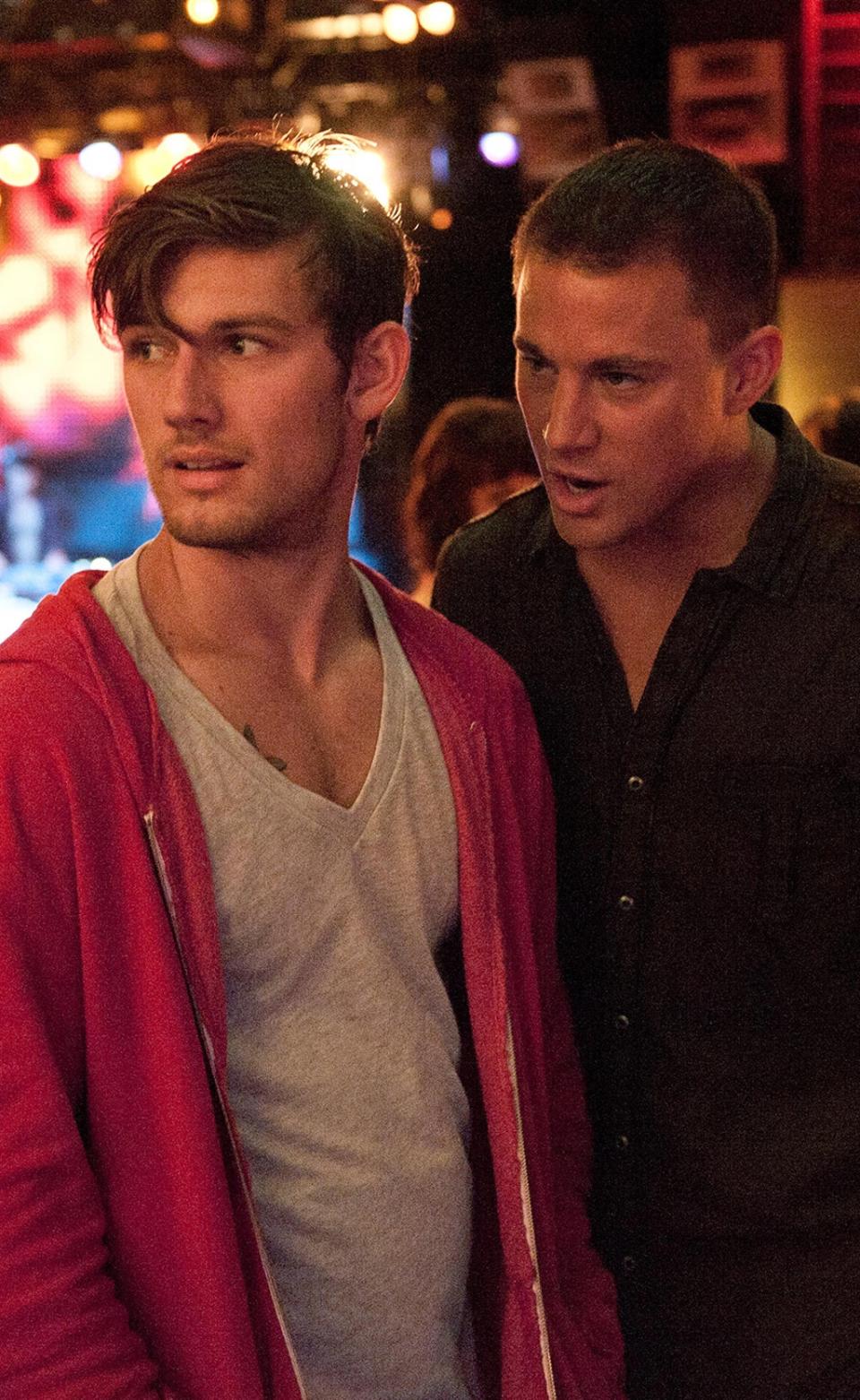 Alex Pettyfer y Channing Tatum en ‘Magic Mike’ (Warner Bros/Kobal/Shutterstock)