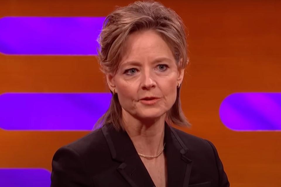 <p>The Graham Norton Show/Youtube</p> Jodie Foster