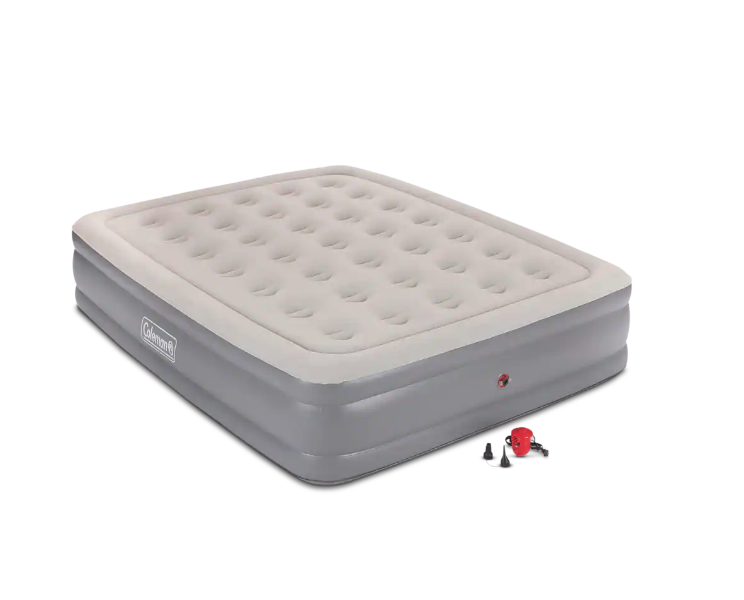 Coleman Queen Double-High Inflatable Air Mattress. Image via Canadian Tire.