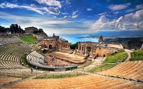 Taormina seduced DH Lawrence - Credit: ALAMY