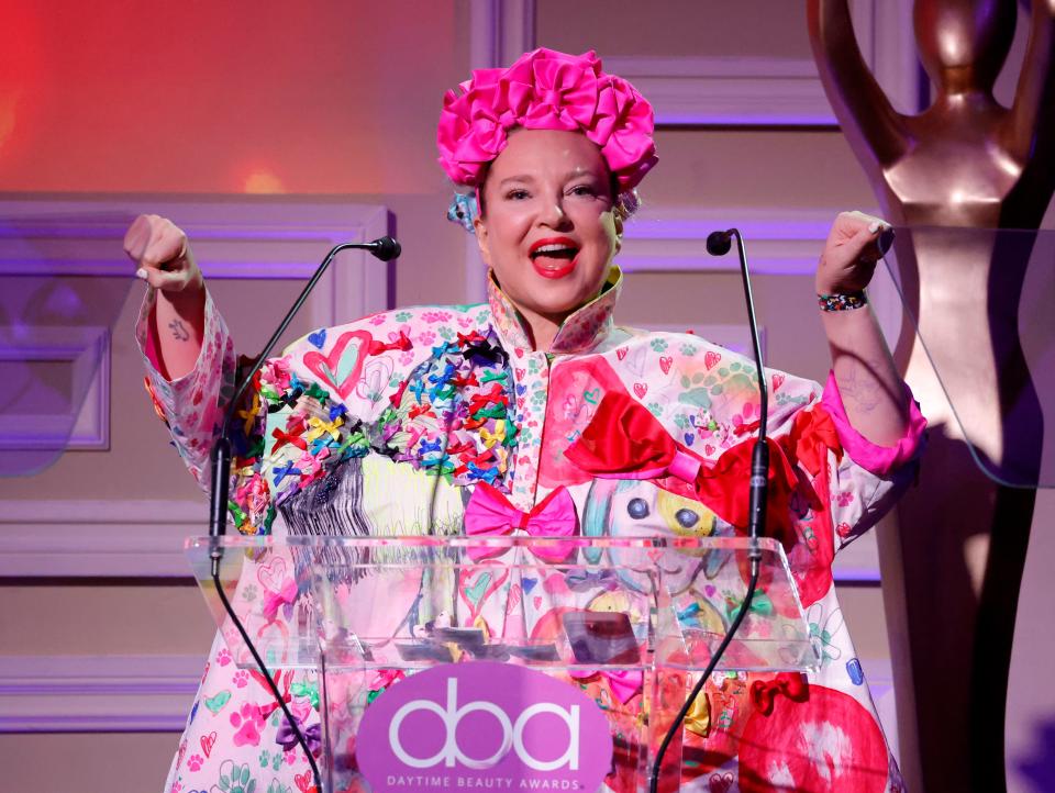 Sia presented an award at the 5th Daytime Beauty Awards on Oct. 1, 2023.