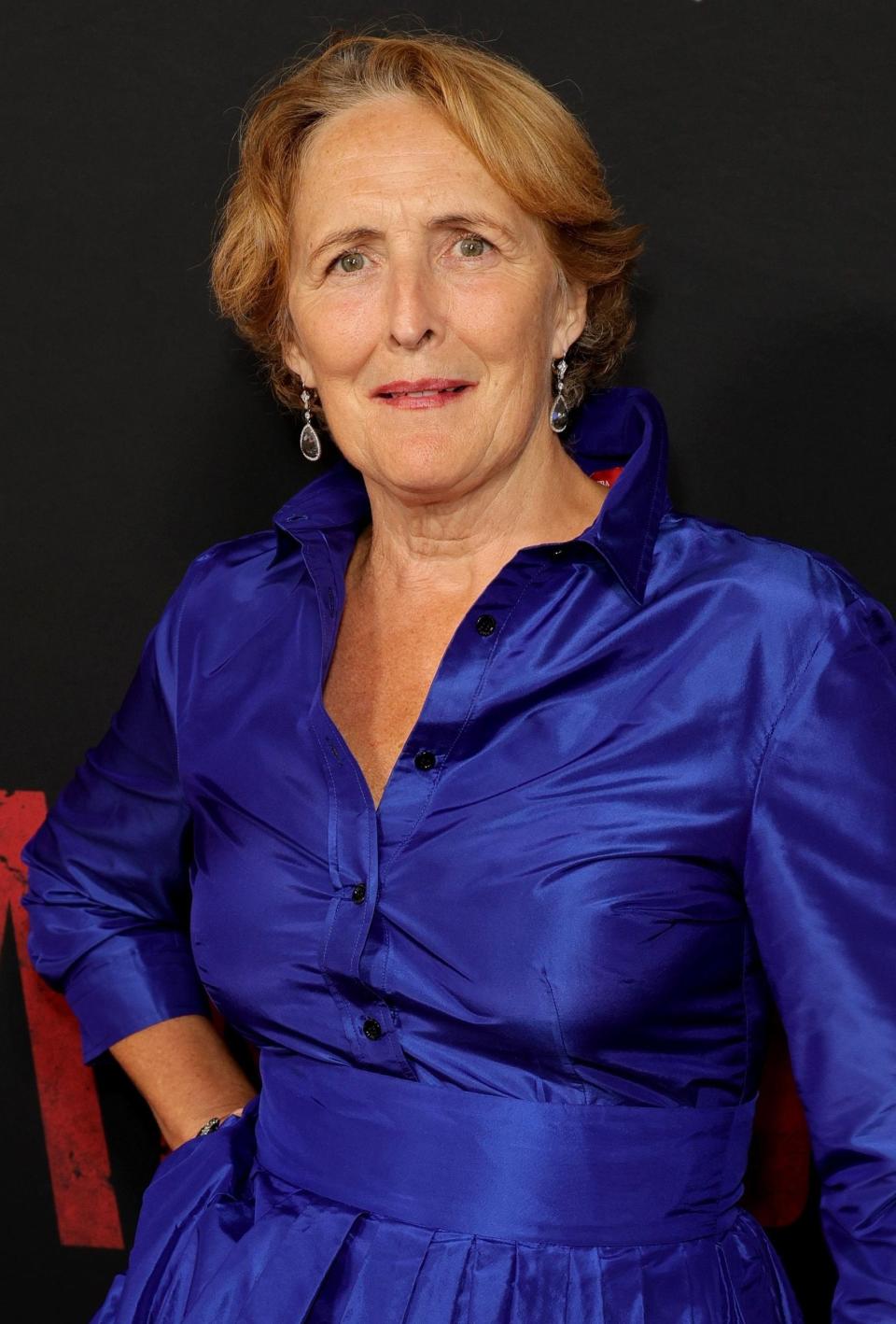 closeup of Fiona Shaw