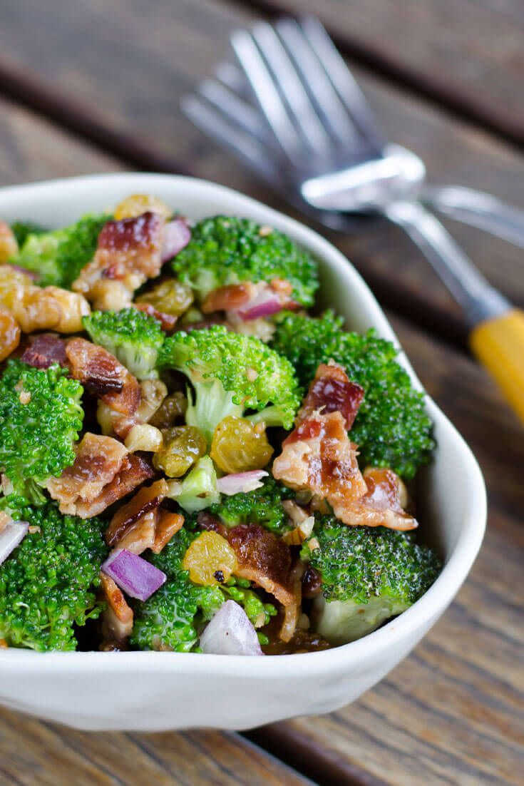 3) Broccoli Salad with Bacon