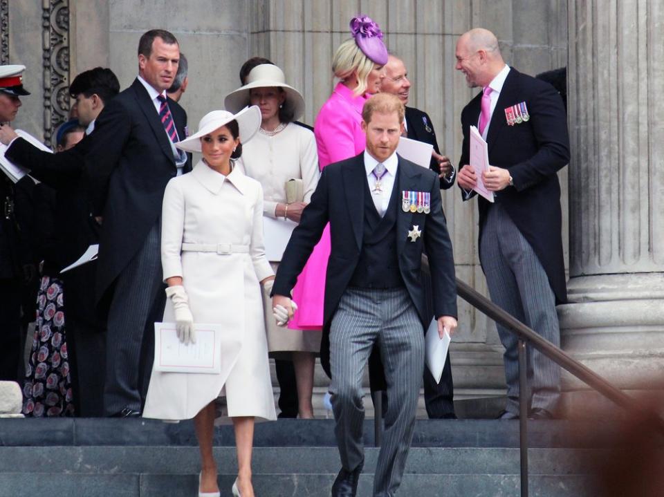 Bereits beim Platin-Jubiläum der Queen im Juni 2022 spielten Meghan und Harry nur eine untergeordnete Rolle. (Bild: Lorna Roberts/Shutterstock.com)