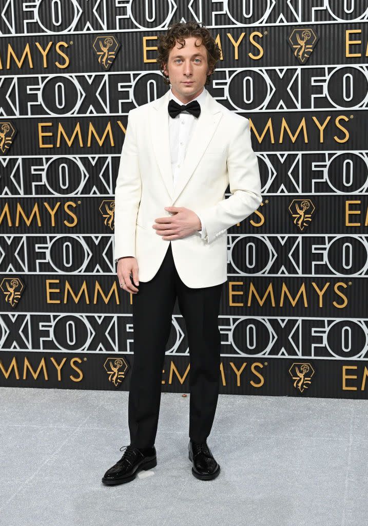 jeremy allen white at the 75th primetime emmy awards held at the peacock theater on january 15, 2024 in los angeles, california photo by gilbert floresvariety via getty images