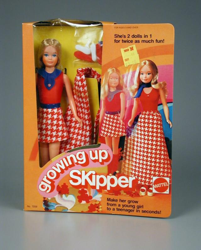 Vintage Growing up Skipper Barbie Doll 7259 With Her Original 