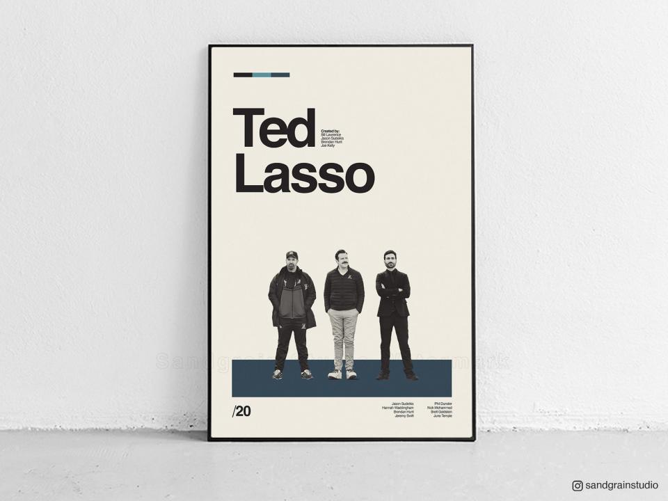 ted lasso art poster