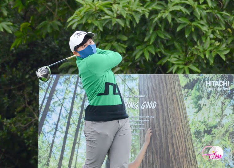 李欣首回合69桿(-3)，暫並列第二。TLPGA提供_陳宏佳攝