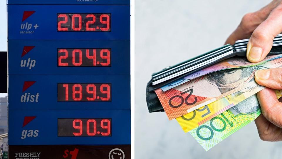 petrol prices and money