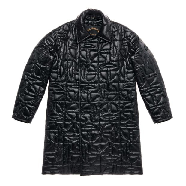 <p><strong>Moose Knuckles x Telfar Quilted Peacoat, $600, <a href="https://shop.telfar.net/collections/moose-knuckles-x-telfar/products/moose-knuckles-x-telfar-quilted-peacoat-black" rel="nofollow noopener" target="_blank" data-ylk="slk:available here;elm:context_link;itc:0;sec:content-canvas" class="link ">available here</a> (sizes XS-2XL):</strong> "Quilted coats are my current cold-weather obsession, and this logo-heavy one from Telfar's collaboration with Moose Knuckles is high on my holiday wish list." —Ana Colón, Senior Editor </p>