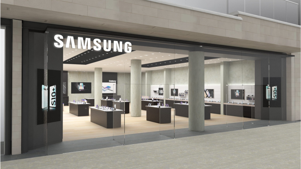  Modern Samsung storefront . 