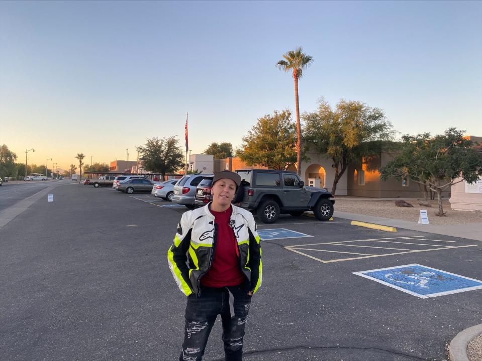 Clara Tedrick voted on the morning on Nov. 8, 2022, at the Surprise Senior Center.