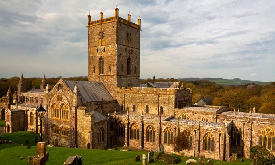 St Davids Cathedral in St Davids