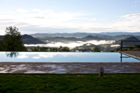 <p>Take in the breathtaking views from the pool. (Airbnb) </p>