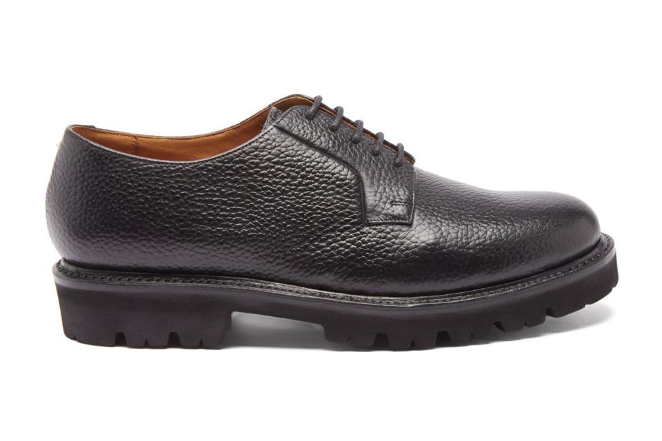 Grenson "Melvin" grained-leather derby shoes