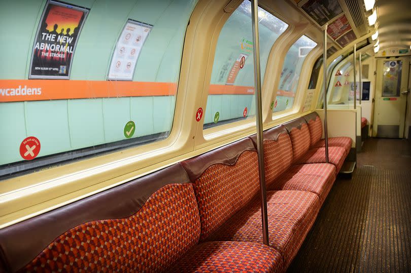 Inside the classic Metro-Cammell trains