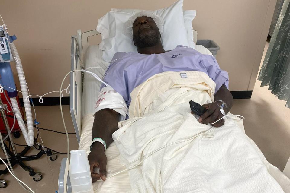 Shaq in the hospital