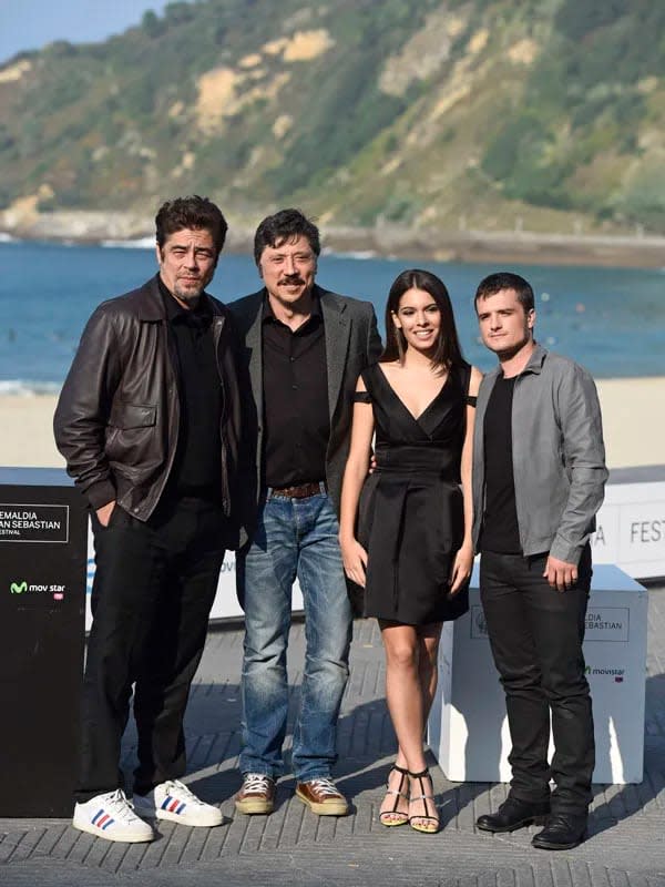 Josh Hutcherson y Claudia Traisac se conocieron en una película en la que participaba Benicio del Toro