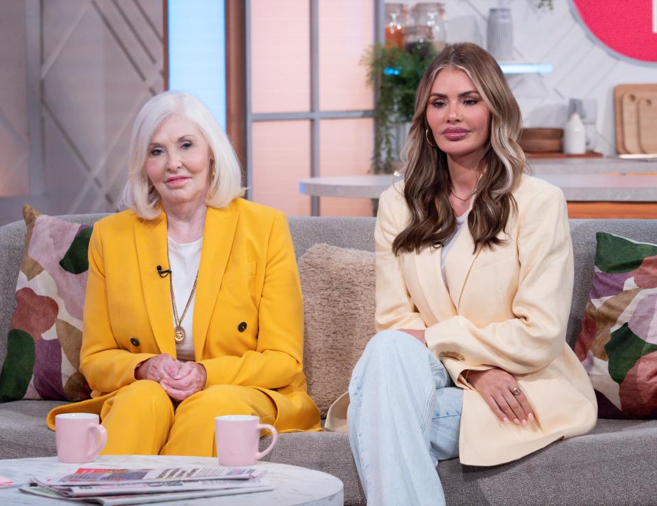 Editorial use only
Mandatory Credit: Photo by Ken McKay/ITV/Shutterstock (14550688ag)
Linda Sims and Chloe Sims
'Lorraine' TV show, London, UK - 21 Jun 2024