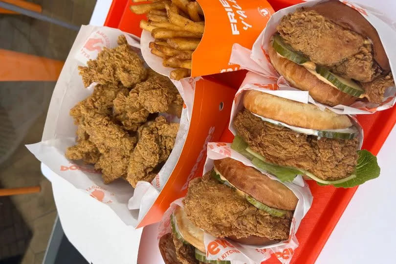 The fast food chain's menu in inspired by fried chicken and food from New Orleans