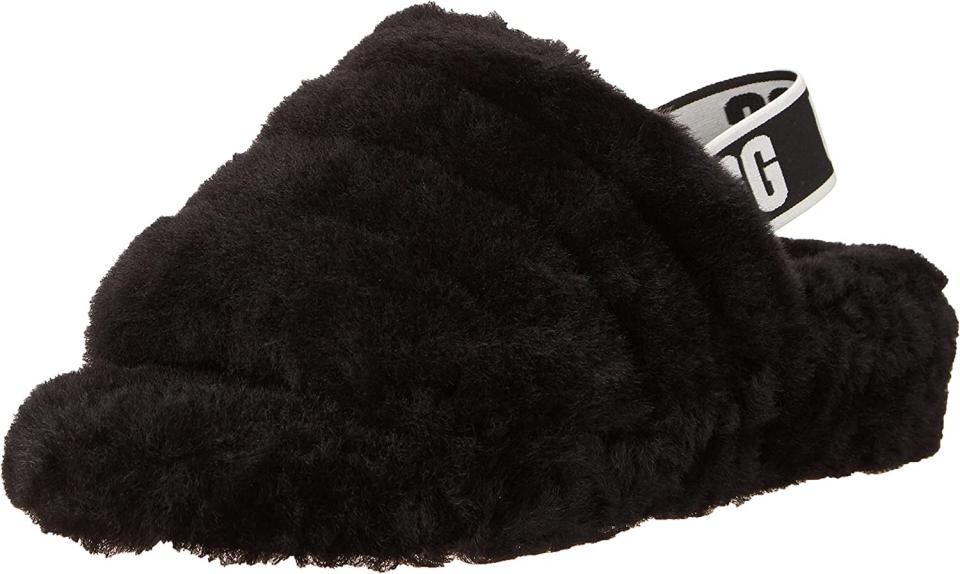 Ugg Women's Fluff Yeah Slide Slipper Black