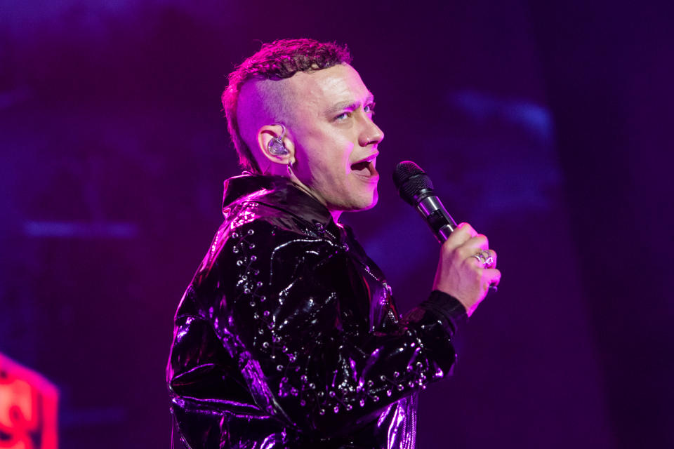 MADRID, SPAIN - SEPTEMBER 17: Olly Alexander of Years & Years performs performs at DCODE Festival at Universidad Complutense de Madrid on September 17, 2022 in Madrid, Spain. (Photo by Aldara Zarraoa/WireImage)