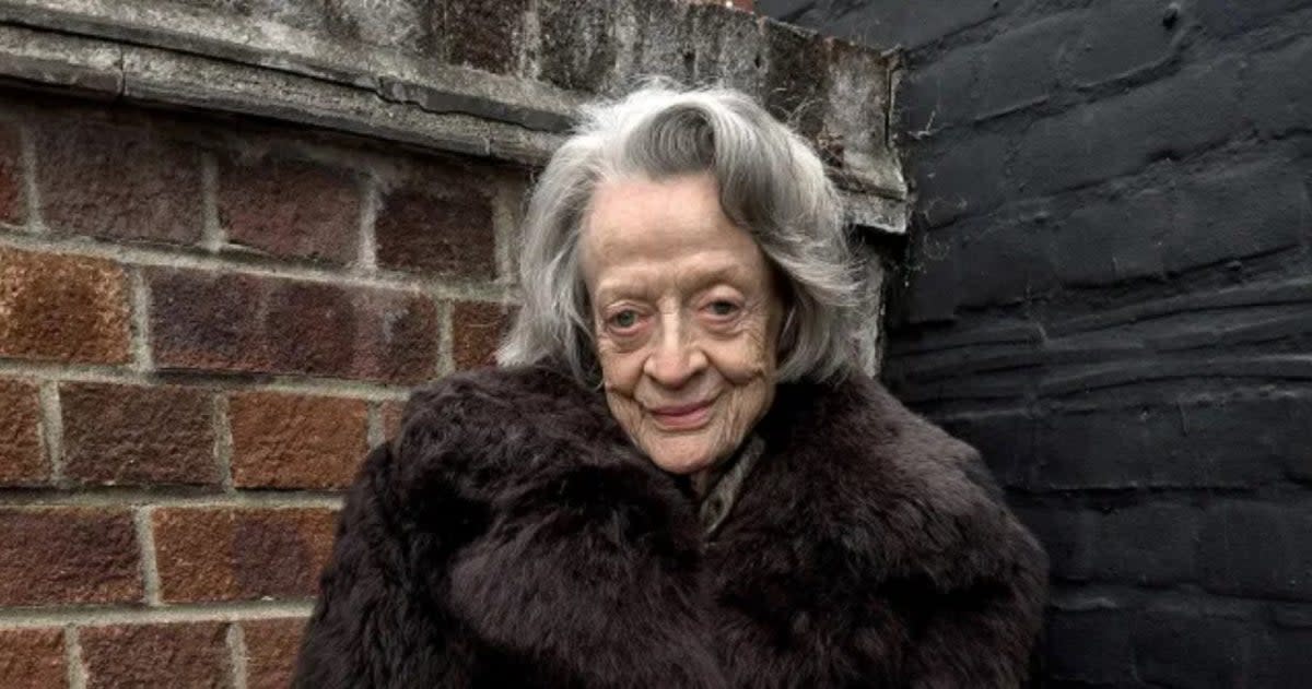 Dame Maggie Smith was unveiled as the new face of Loewe on social media (Loewe/Juergen Teller)