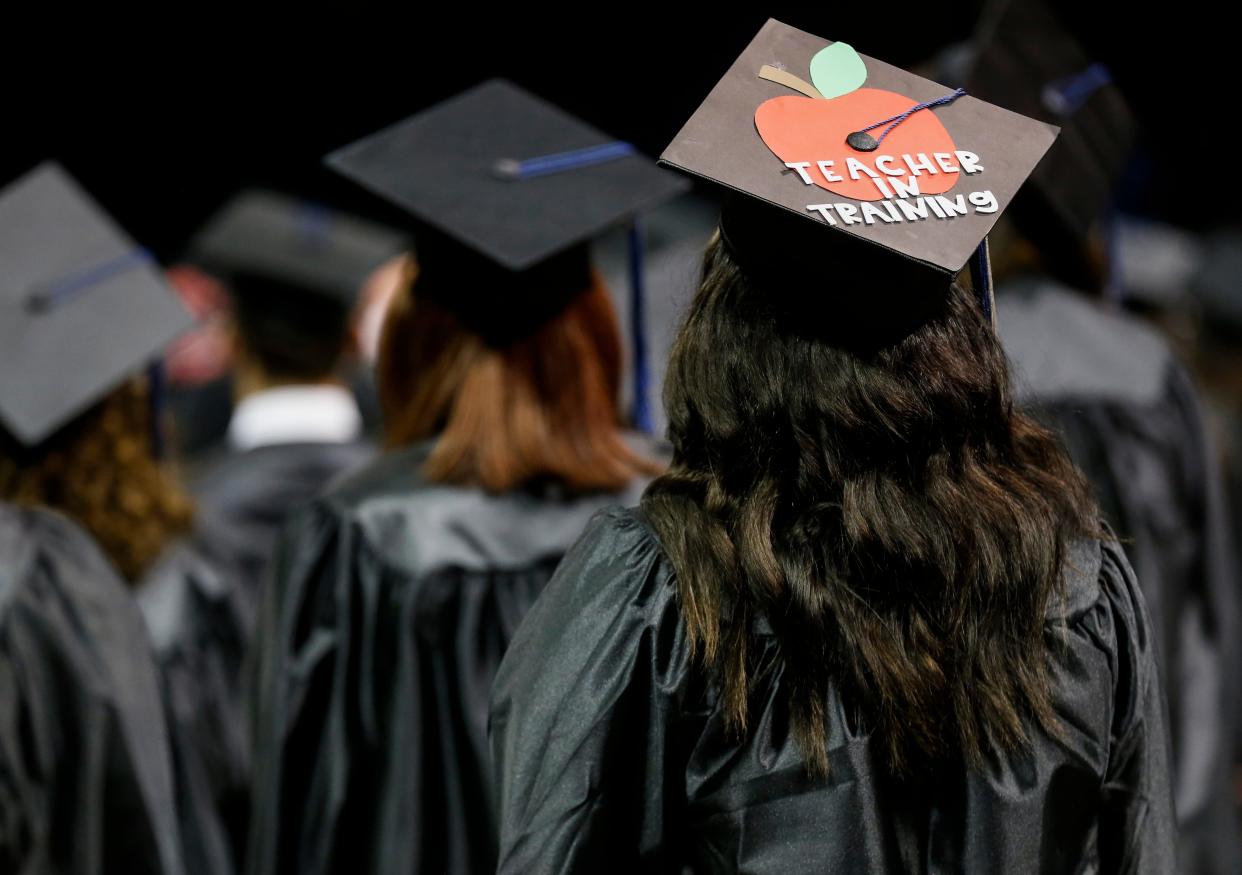 Scenes from the Ozarks Technical Community College Commencement Ceremony at the JQH Arena on Wednesday, May 19, 2021.