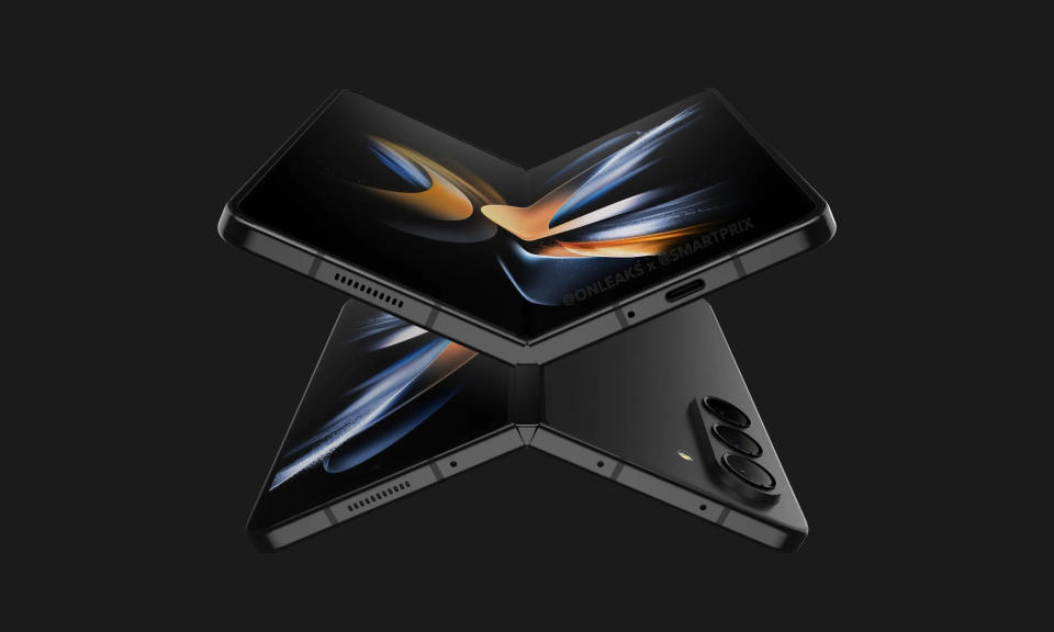 Samsung Galaxy Z Fold 5 renders