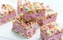 <p>What better way to cool down than with dessert? These strawberry coconut ice cream sandwiches are made with dairy-free ice cream and fruit-flavored crispy rice cereal. Try that and more of our best <a href="https://www.thedailymeal.com/cook/dessert-recipes-frozen-fruit?referrer=yahoo&category=beauty_food&include_utm=1&utm_medium=referral&utm_source=yahoo&utm_campaign=feed" rel="nofollow noopener" target="_blank" data-ylk="slk:frozen fruit dessert recipes.;elm:context_link;itc:0;sec:content-canvas" class="link ">frozen fruit dessert recipes.</a></p> <p><a href="https://www.thedailymeal.com/best-recipes/strawberry-coconut-ice-cream-sandwiches-dairy-gluten-free?referrer=yahoo&category=beauty_food&include_utm=1&utm_medium=referral&utm_source=yahoo&utm_campaign=feed" rel="nofollow noopener" target="_blank" data-ylk="slk:For the Strawberry Coconut Ice Cream Sandwiches recipe, click here.;elm:context_link;itc:0;sec:content-canvas" class="link ">For the Strawberry Coconut Ice Cream Sandwiches recipe, click here.</a></p>