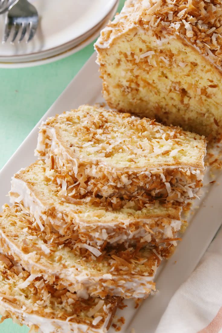 Toasted Coconut Pound Cake