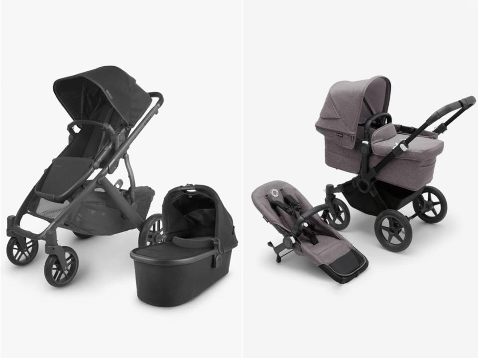 UppaBaby and Bugaboo strollers