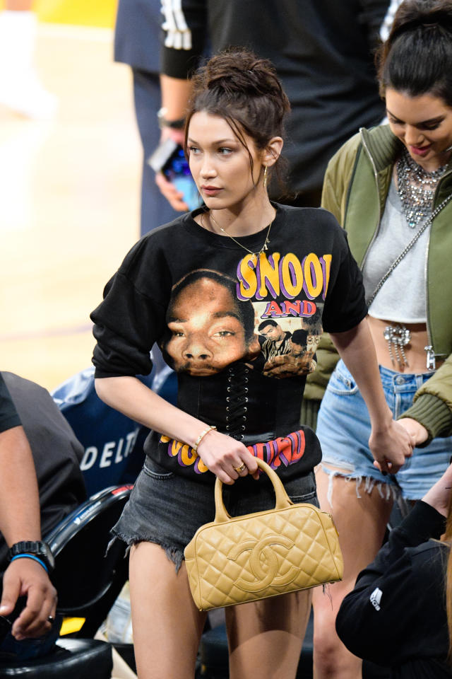 Bella Hadid Wore a $10,000 Chanel Messenger Bag