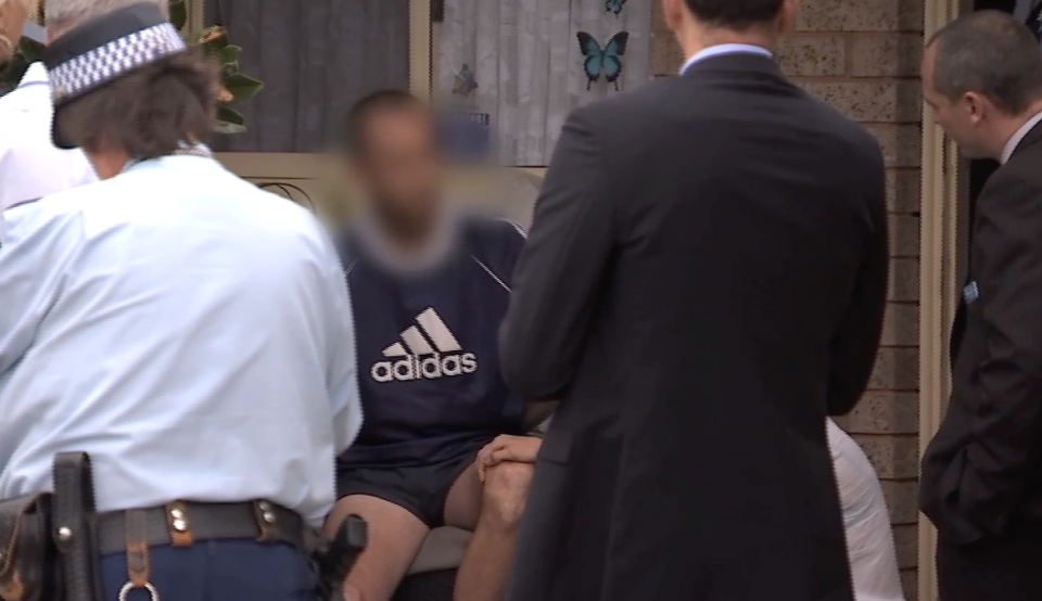 A man arrested over the murder of Jamie Phillips. Source: NSW Police