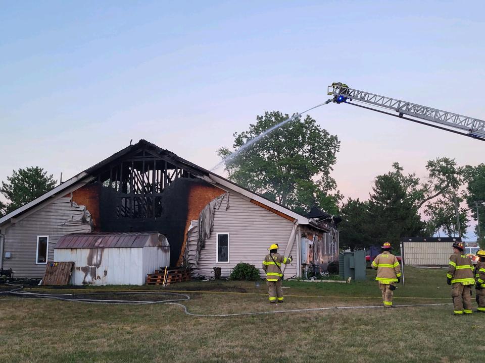 The Zion Cathedral of Praise Church was a total loss following the fire on July 25, 2022.