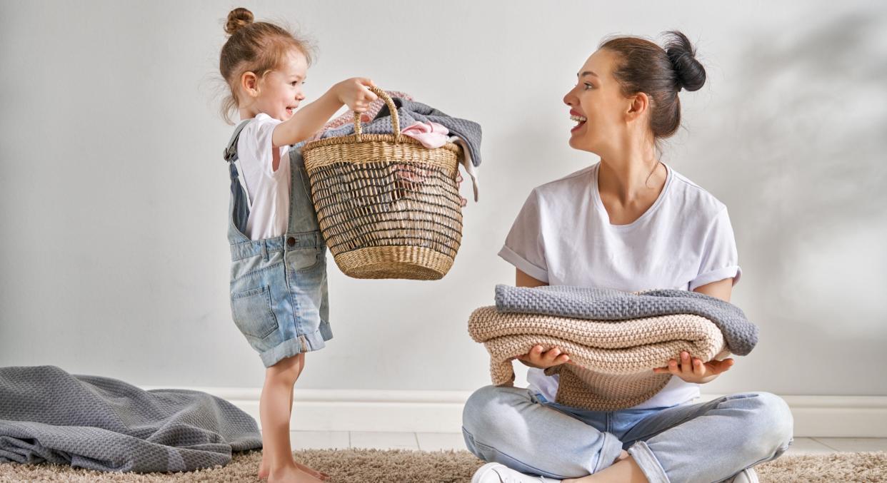 A mum has revealed her genius trick for getting the family to help keep their home tidy [Image: Getty]