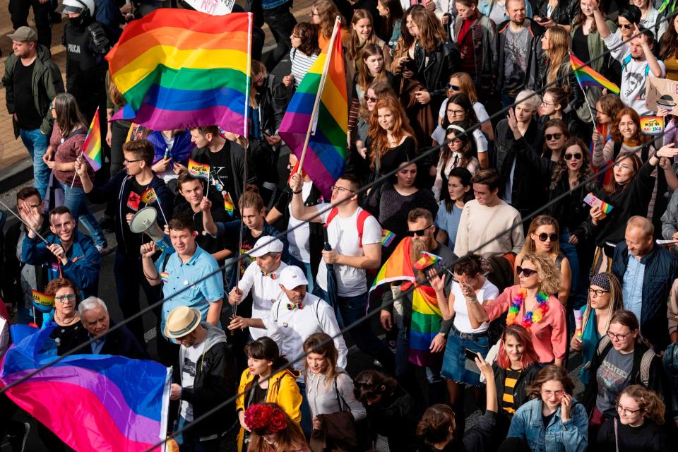 2019 Pride Parade, Lublin, Poland (AFP/Getty Images)