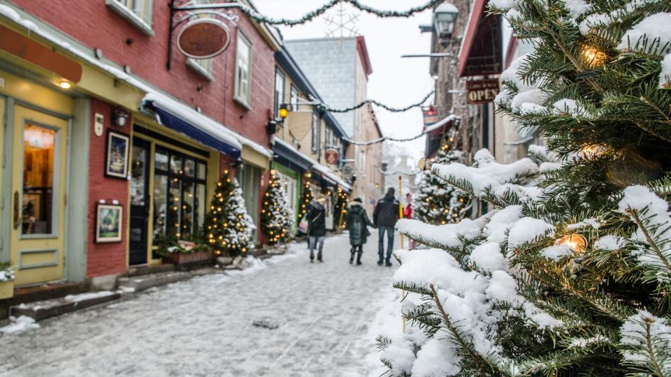 best christmas getaway locations quebec canada