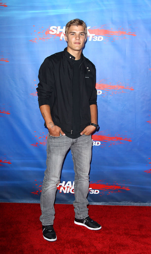 Shark Night 3D LA Premiere 2011 Chris Zylka