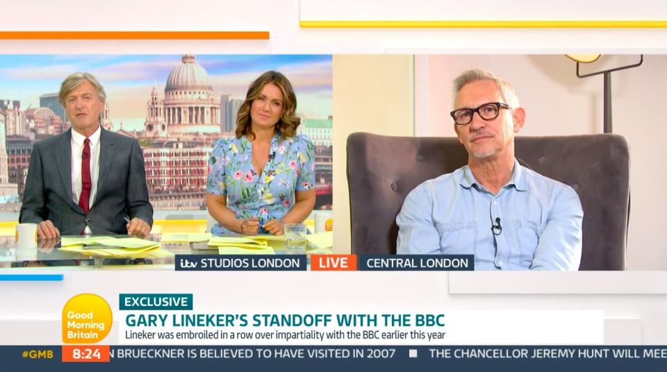 gary lineker on good morning britain