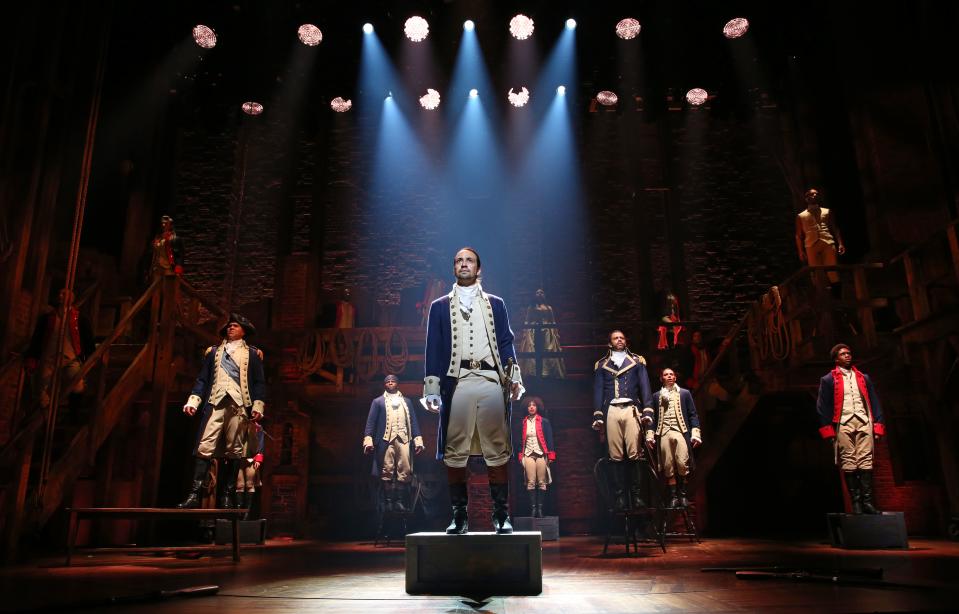 "Hamilton" originally starred the show's creator, Lin-Manuel Miranda, as Alexander Hamilton