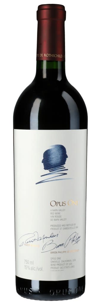 A bottle of 2017 Opus One costs $1,600. Wine.com