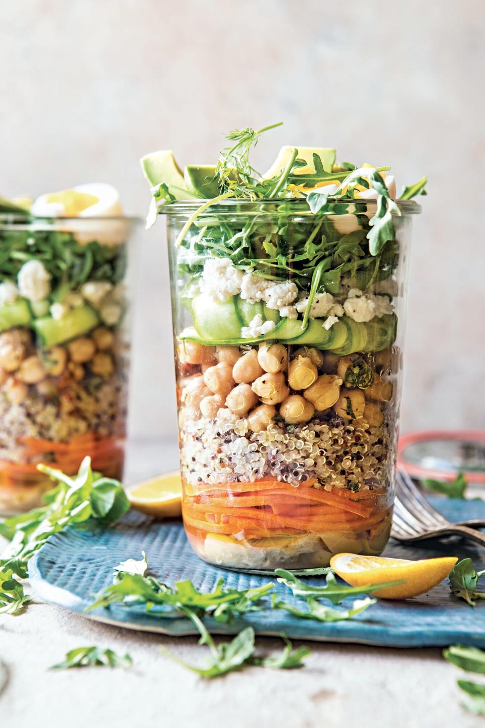 Mediterranean Salad Jars