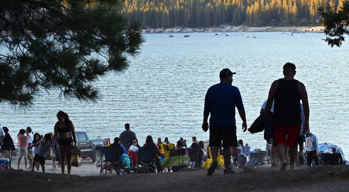 Thousands gathered along the shoreline for the 2022 Shaver Lake fireworks show Saturday, July 2, 2022 at Shaver Lake.