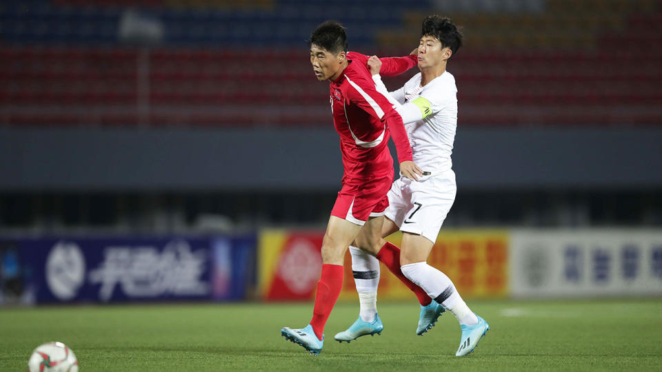 South Korea captain Son Heung-min claims his North Korean opponents were quite rough.