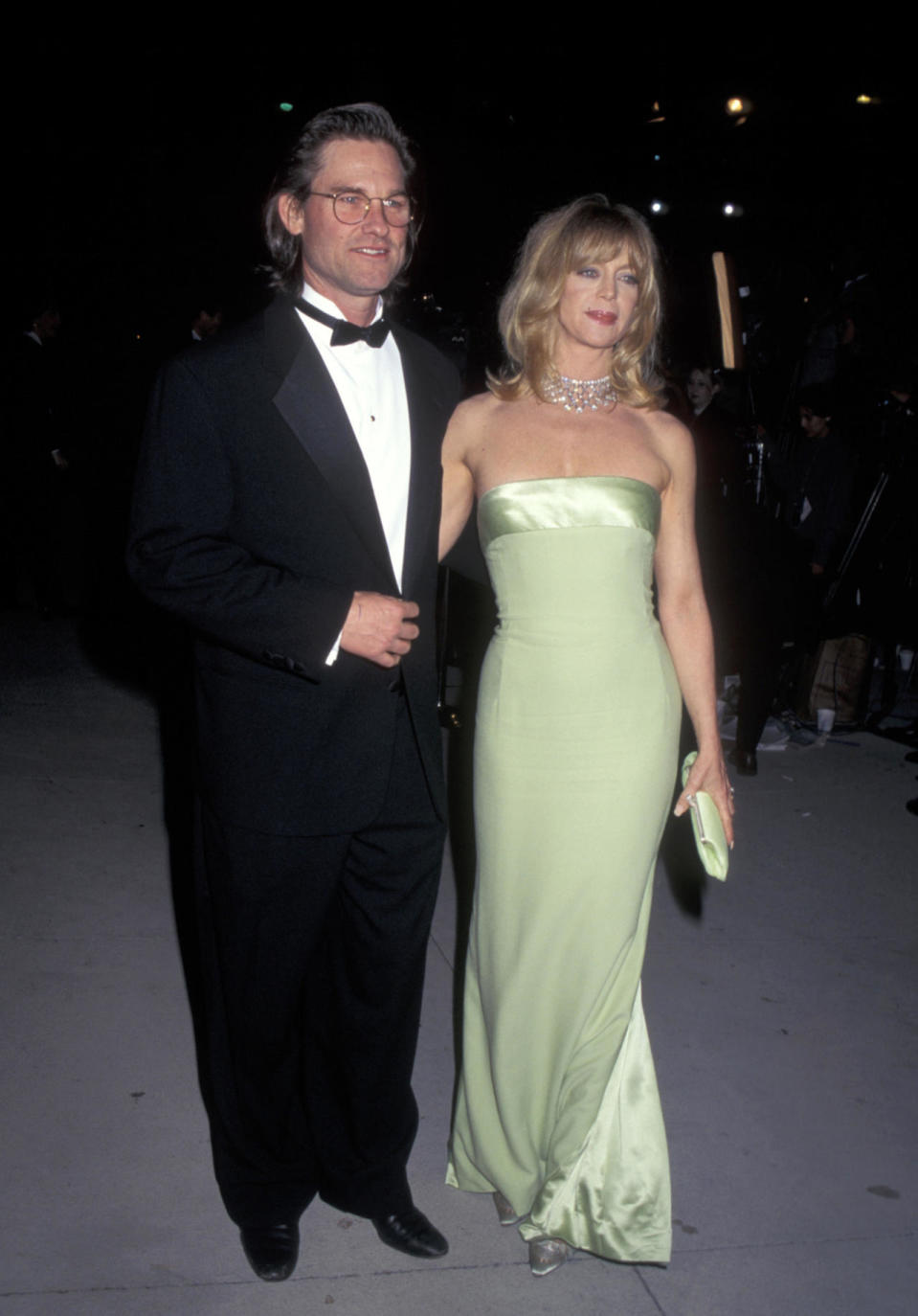 Kurt Russell and Goldie Hawn at the 68th Academy Awards in 1996.