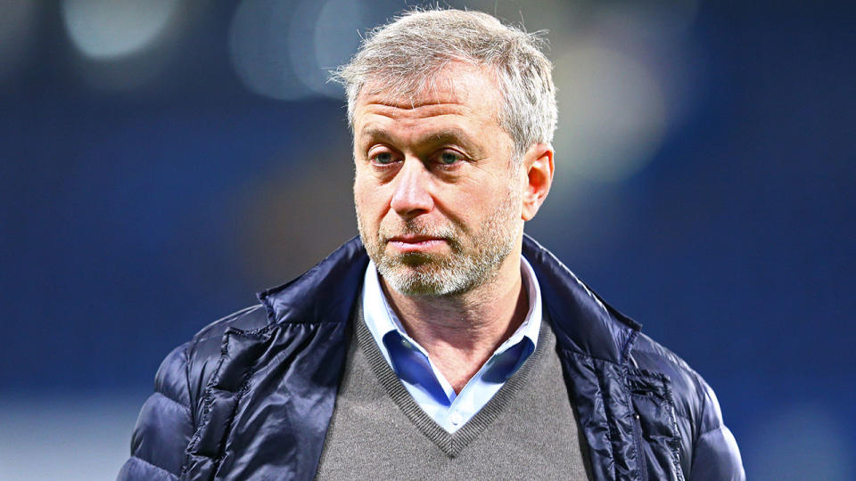 Pictured here, Chelsea owner Roman Abramovich attends a Blues match.