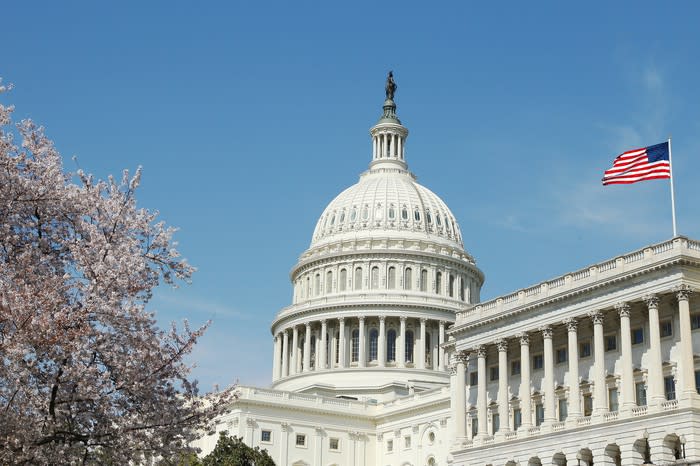 The U.S. Capitol building.